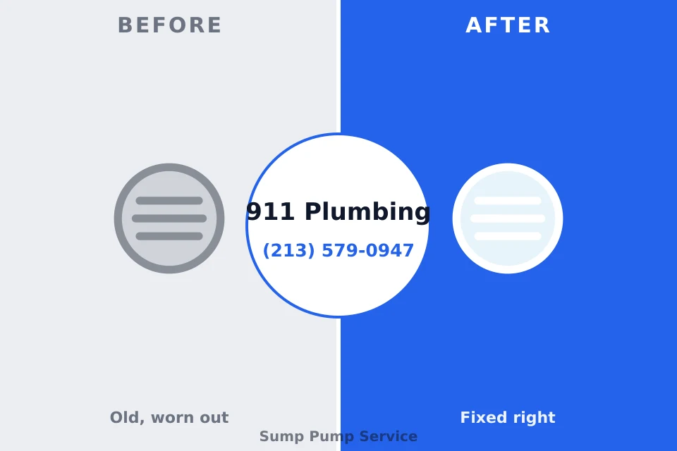 Before and after: plumbing repair Crooksville, OH